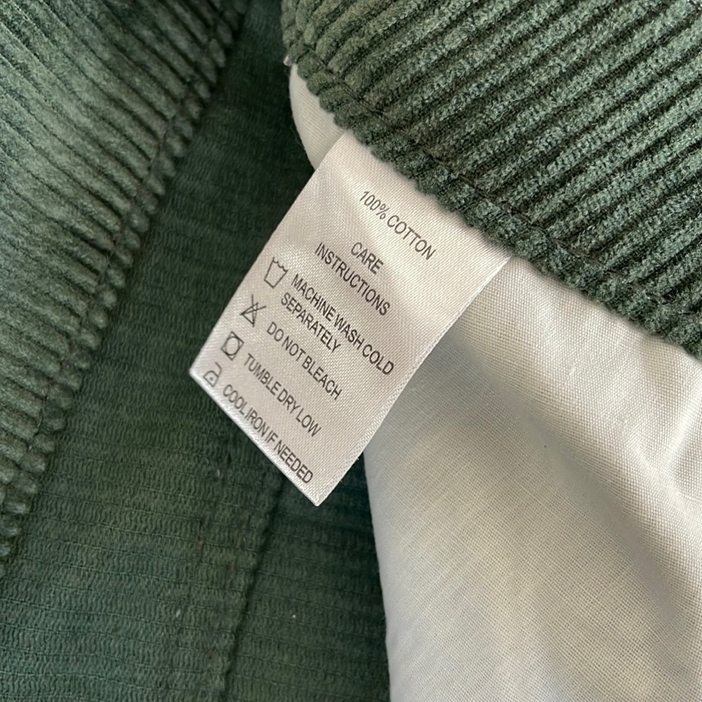 Motel Rocks Corduroy Bootleg Green Pants Size 30 - Picture 6 of 8